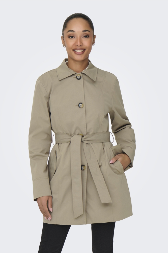 JDYISADORA TRENCHCOAT OTW HAB NOOS 15338506 Weathered Teak